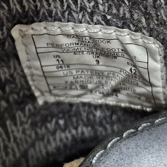 Chaco Barbary Castle Rock Chukka Boots Leather Women's Size 11 Gray Olive Green - Picture 6 of 13